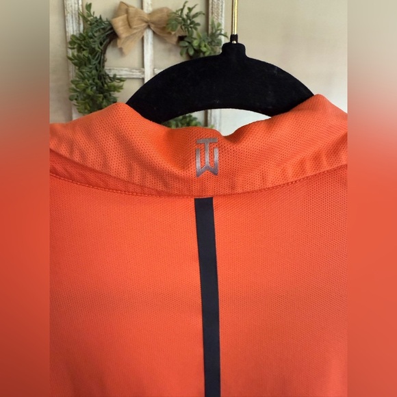 Nike Tiger Woods Collection Golf Polo Shirt Men’s Size XL Orange Dri-fit - Picture 6 of 6